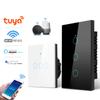 Tuya Smart Life Light Switch WiFi Touch Sensor Smart Switch App Remote Control No Neutral Wire 110V 220V For Alexa Google Home