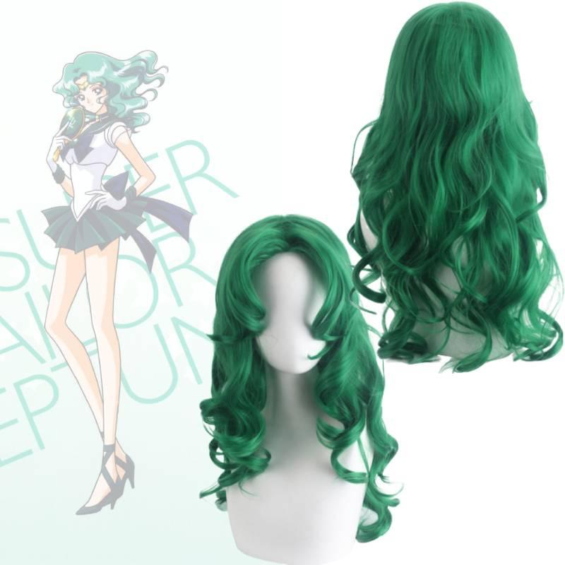 Stunning Kaiou Michiru Cosplay Wig Perfect For Anime Conventions And Halloween Parties