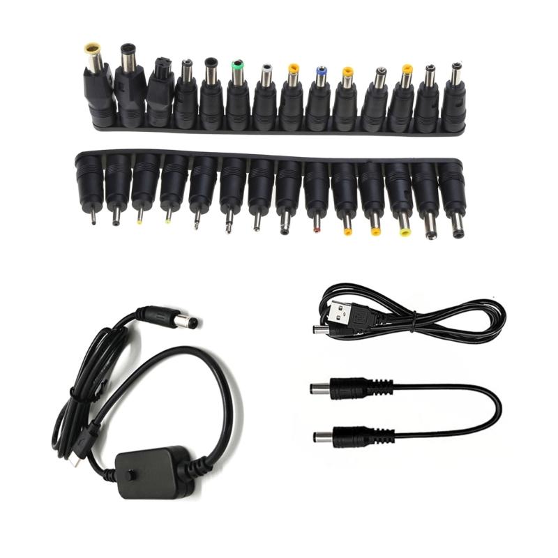 Адаптеры питания постоянного тока Wall PlugChargerPD5V-12V-20V to DC Current Power Cable Type C для ноутбуков