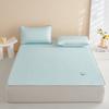 Прохладный шелковый охлаждающий коврик с мятной молекулой воды, летний прохладный чехол для кровати, антибактериальный дышащий простынь(С наволочкой)