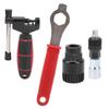 Набор инструментов для ремонта велосипеда Гаечный ключ Кусачки для цепи Съемник шатунов Съемник каретки Черный