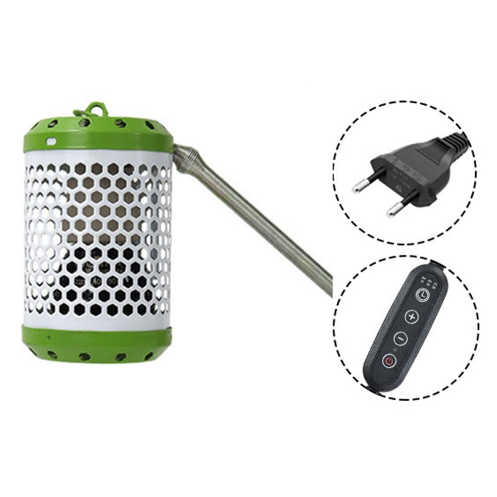 Металлическая лампа с керамическим нагревателем, защищенная от перегрызания, лампа против укусов для птичьей клетки, прочный обогреватель для птиц, для помещения