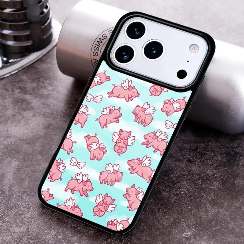 Мультяшное животное Собака Кошка Свинья Чехол для телефона Для iPhone 17 16 15 14 13 12 11 Pro Max Plus 17Air Мягкий силиконовый чехол