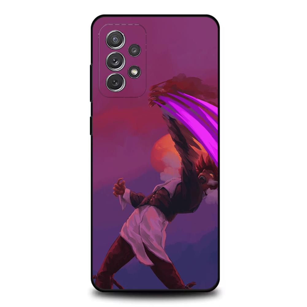 Чехол для телефона K-King Of F-Fighters для Samsung S25, S24, S21, S22, S23, S30, Ultra, S20, Plus, Fe, Lite, Note, 10, 9, 5G Черный