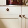 Round Ceramic Pumpkin Handle European Style Drawer Knobs Simple Door Pull Handles  Wine Cabinet