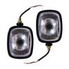 APSMOTIV Pair Head Lamp Assembly L & R with 12v Bulbs Suitable for Farmtrac New Holland Tractor