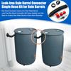 Rain Barrel Connector Hoses Link 2 Rain Water Barrels Leak-Free Rain Barrel Connection Set Hoses Gaskets And Hole Saws