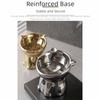 Anti-Spill Ceramic Cat Bowl Cat Shaped Cat Water Bowl Elevated Pet Food Feeder  Cat Drinking