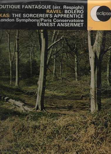 LP Record LONDON SYMPHONY PARIS CONSERVATOIR  Rossini Ravel Dukas La Boutique  ECM529 ECLIPSE 1970 UK Classical Used
