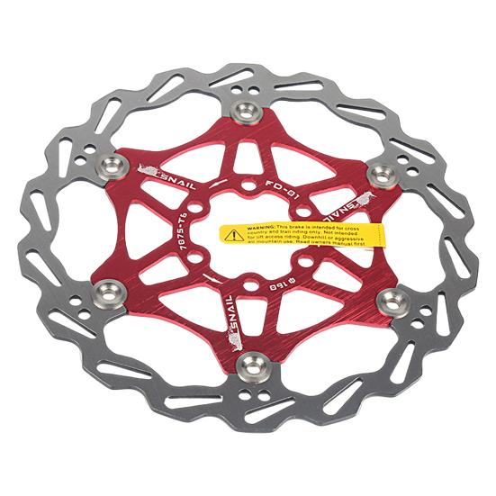 Bicycle Brake Disc Practical Heat Dissipation 6 Bolt Pattern Stainless Steel Disc Brake Rotor Outdoors Supplies