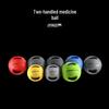 Jie Ying Fei Double Handle Solid Rubber Medicine Ball