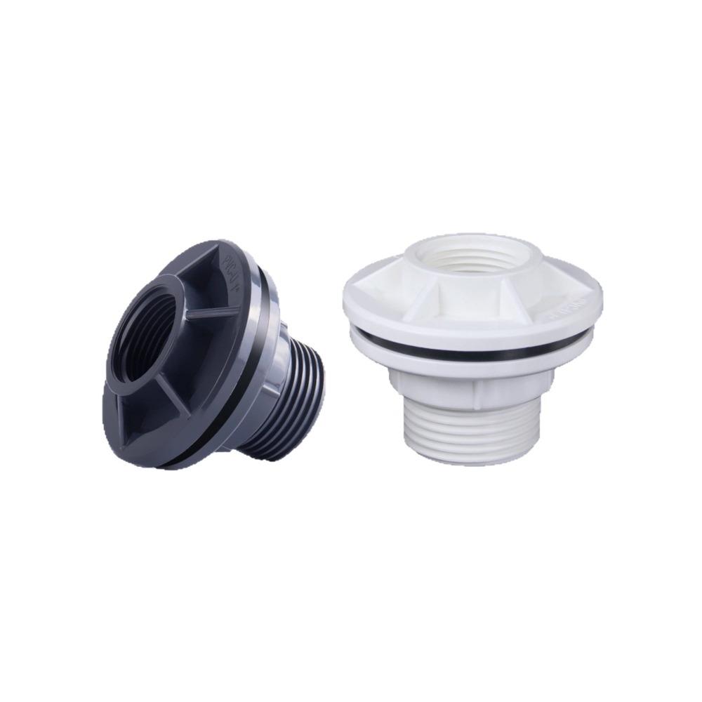 PVC Water Tank Connector Tower Interface Bucket Fish Internal External Thread Plastic Connection Accessories 1/2