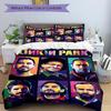 3pcs Linkin Park Band Duvet Cover Set,  Includes 1 Duvet Cover and 1/2 Pillowcases (No Insert) yy251104238
