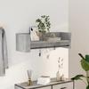 VidaXL Wall Shelf Concrete Grey 100x35x30.5 Cm Engineered Wood, Cube Wall Shelf, Cube Organizer, Shelf 848461