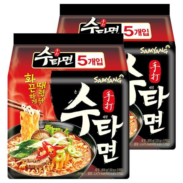 Samyang Handmade Noodles 120g, 10 Pieces