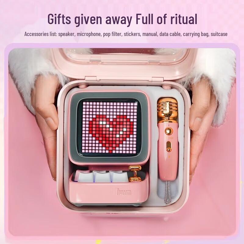 Divoom Ditoo Retro Pixel Art Bluetooth Speaker