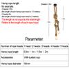 Винтажный подвесной светильник из пеньковой веревки с головкой 1/2/3/4/5 AC85-265V, индивидуальный промышленный подвесной светильник в стиле лофт Edison