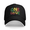 Персонализированная Бейсболка ONE LOVE с Символом Мира Унисекс Дышащая Ямайский Регги Кепка Папы Стритвир Кепки Snapback