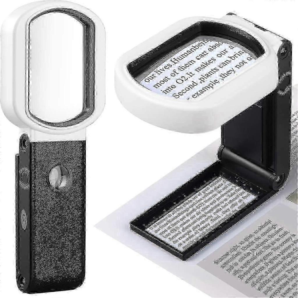 Rectangular Magnifying Glass For Seniors Low Vision Books Pages f54 26-27s