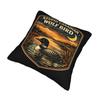 Funny Stupid Canadian Wolf Bird Pillowcase Printed Polyester Cushion Cover Gift Heated Rivalry Pillow Case Cover Home Square