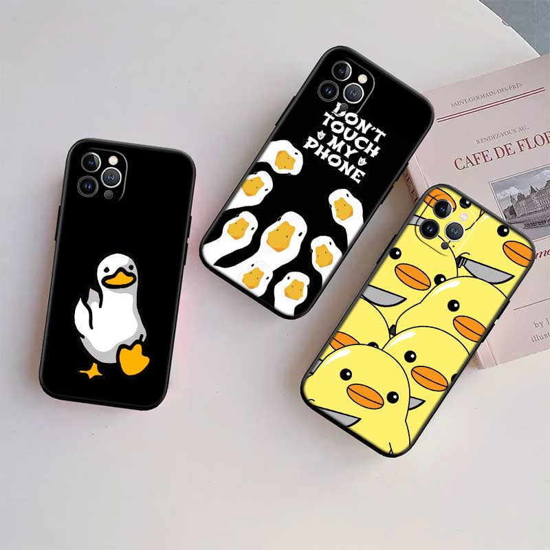 DUCK Cartoon Phone Case for Motorola Moto Edge 60 60s 70 G86 G56 G54 E14 G04S G45 G54 G64 S30 S50 X30 X40 X50 Ultra Pro Power