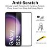 Для Samsung Galaxy S23 Защитная пленка-стекло для экрана Стекло Samsung S23 Plus S22 S21 FE S20 FE Закаленное стекло Полное клеевое покрытие Пленка для линзы