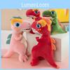 Dinosaur Plush Toy With Multicolor Flames For Kids Play And Comfort