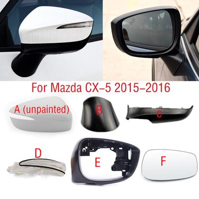 Для Mazda CX-5 CX5 2015 2016 рамка бокового зеркала автомобиля нижняя нижняя крышка зеркало заднего вида указатель поворота лампа объектив стекло