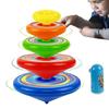 Rotating Toy Flying Stacking Gyroscopes Gyro Folding Launcher Gyroscope Set Party Favor