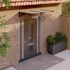 VidaXL Door Awning, Weatherproof Entrance Canopy Awning, Porch Awning, Protection Shelter Against the 153698