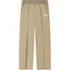 X Magic Stick Collaboration SS23 Solid Color Straight Leg Knit Casual Pants Women Bottoms Light-Khaki F11W329606FDK