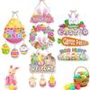 Easter Decoration Door Hanging Decoration Supplies Door Hanging Hanging Happy Easter