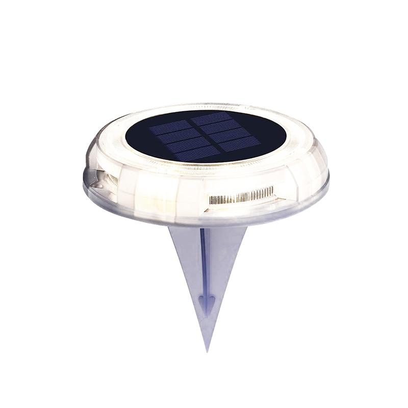 Solar Deck Lights Outdoor With Decorative Colors Led Garden Landscape Fence Ground Lighting