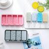 4 Cavities Simple Ice Cream Silicone Mold With Lid Popsicle Ice Cube Tray Mold Homemade Cheese Sticks Gifts Kitchen Accessories