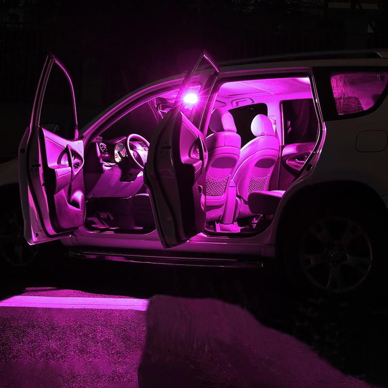 VRT4 For MG ZS EZS EV 2017 2018 2019 2020 6pcs Car LED Bulbs Interior Dome Reading Lamp License Plate Trunk Light Accessories