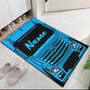 Custom Name Car Printed Carpet, for Office Chair Living Room Bedroom Kitchen Room Decor Gifts.