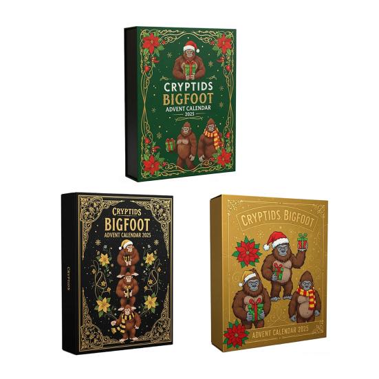 Рождественский дикарь Адвент-календарь Мультяшная фигурка дикаря Рождественский календарь обратного отсчета