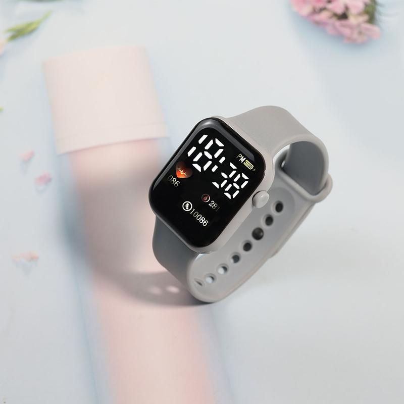 Led Digital Display Waterproof Electronic Watch Smart Watch Sport Fitness Led Waterproof Children Watch Children Universal