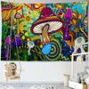 Mushroom Tapestry Wall Hanging Mandala Bohemia Psychedelic PiZZ Witchcraft Hippie Colorful Art Room Decor