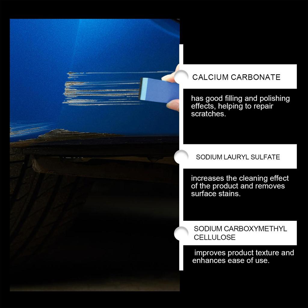 Homonth Car Paint Scratch Repair Cream Nano Coating Scratch Remover Gloss Restoration Polishing Agent for Car Body Care 120g