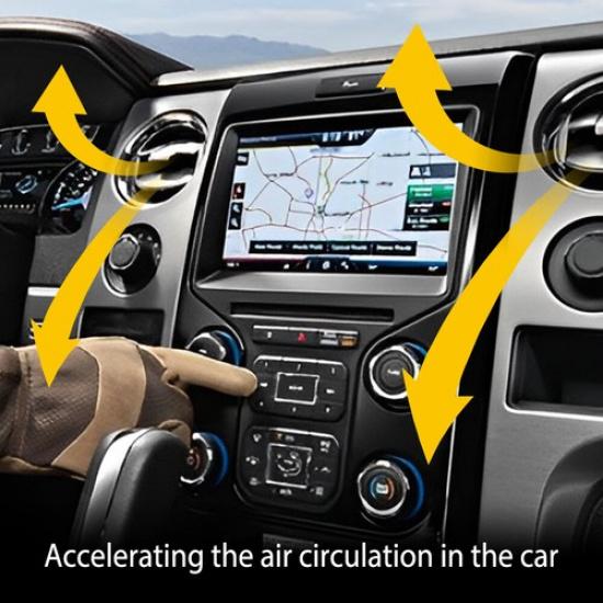 Черный Подходит для 2009-2014 Ford F150 AC Панель приборов Отопитель Воздуховод Решетка 9L3Z1989A