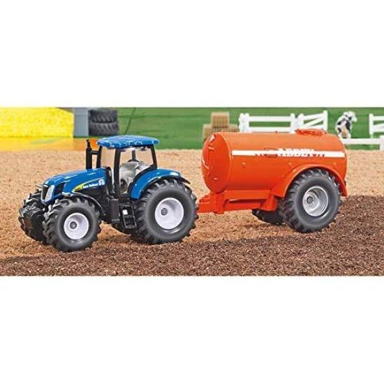 SIKU Масштаб Трактор New Holland с вакуумной цистерной 1/50 (SK1945)