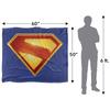 Superman Silky Colour Logo Supersoft Blanket