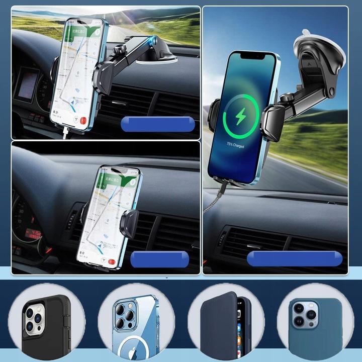 4W1 Samochodowy Uchwyt Na Telefon Komórkowy Z Przyssawką, Uchwyt Na Telefon