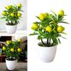 Artificial LemonTree Artificial Lemon Tree Artificial Potted Flowers Height 24cm