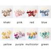 Kids Girls Small Plush Ball Hair Rope Hair Ties Bowknot Elastic Rubber Band Gum Flower Headdress