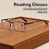 Simplicity Elegant Presbyopia Glasses Versatile Business Multifocal Photochromic Anti-Blue Light Reading Eyeglasses +1.0 To +4.0