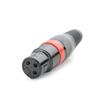 XLR 3-контактные гнездовые разъемы с металлическим корпусом для передачи звукового сигнала в звуковых системах