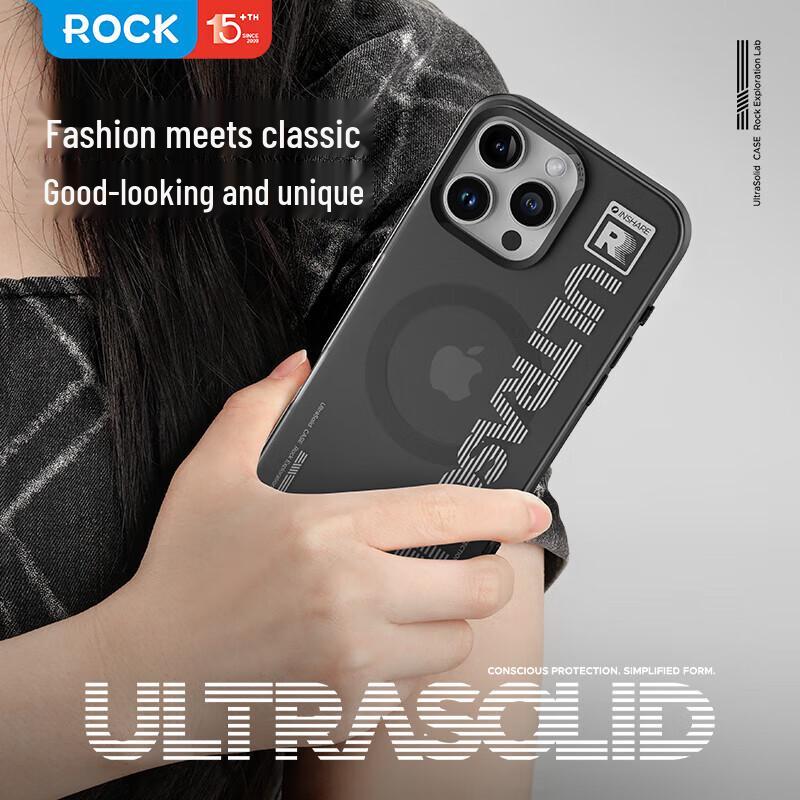 ROCK iPhone 16 Skin-Feel Magnetic Silicone Case