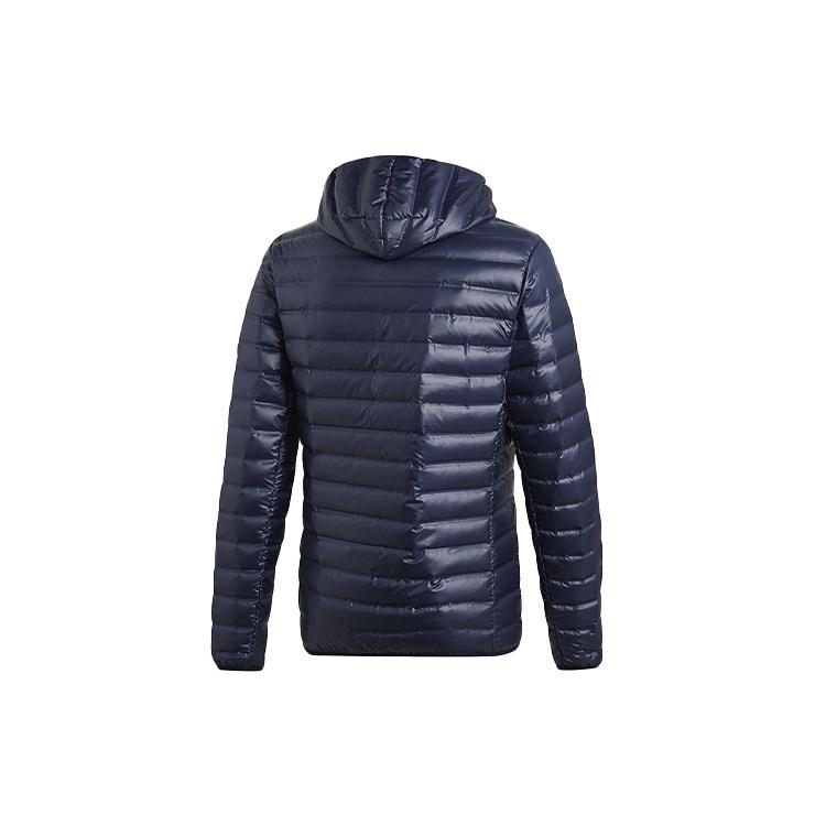 adidas Warm Windproof Cap Down Jacket Men's Blue DX0785